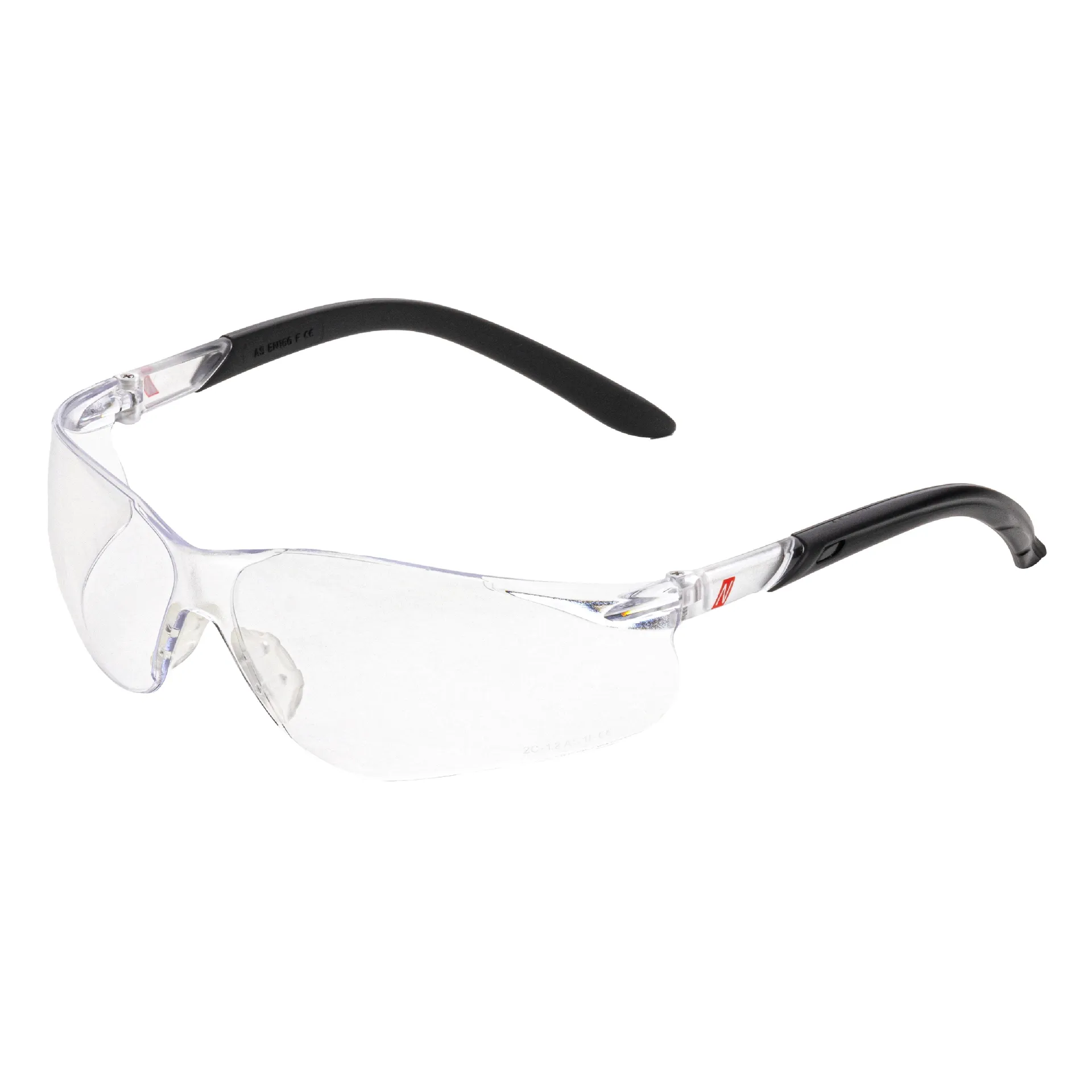 NITRAS VISION PROTECT, Schutzbrille, schwarz / transparent, EN 166 (9010)