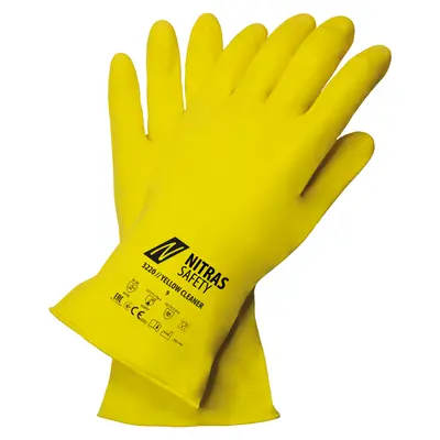 NITRAS YELLOW CLEANER, Chemikalienschutzhandschuhe, gelb, EN 388, EN ISO 374 (3220)
