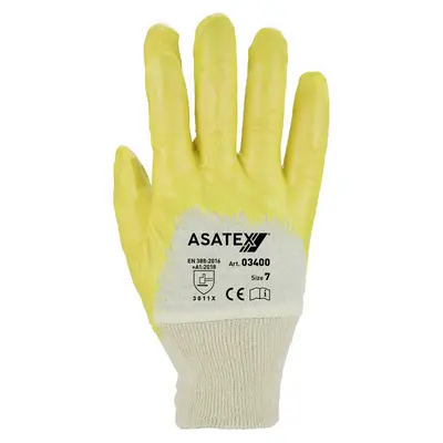 Asatex Nitril-Handschuh 03400 gelb