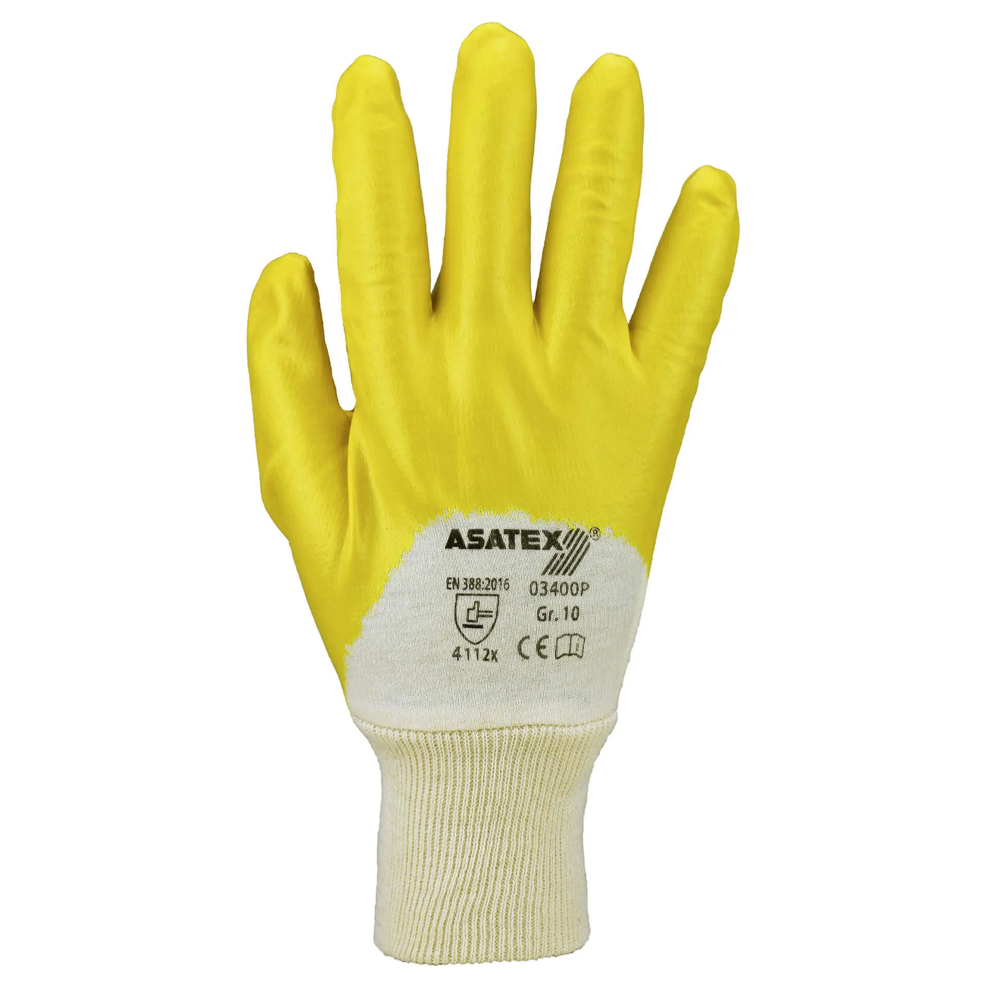 Asatex Nitril-Handschuh 03400P gelb