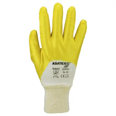 Asatex Nitril-Handschuh 03400P gelb