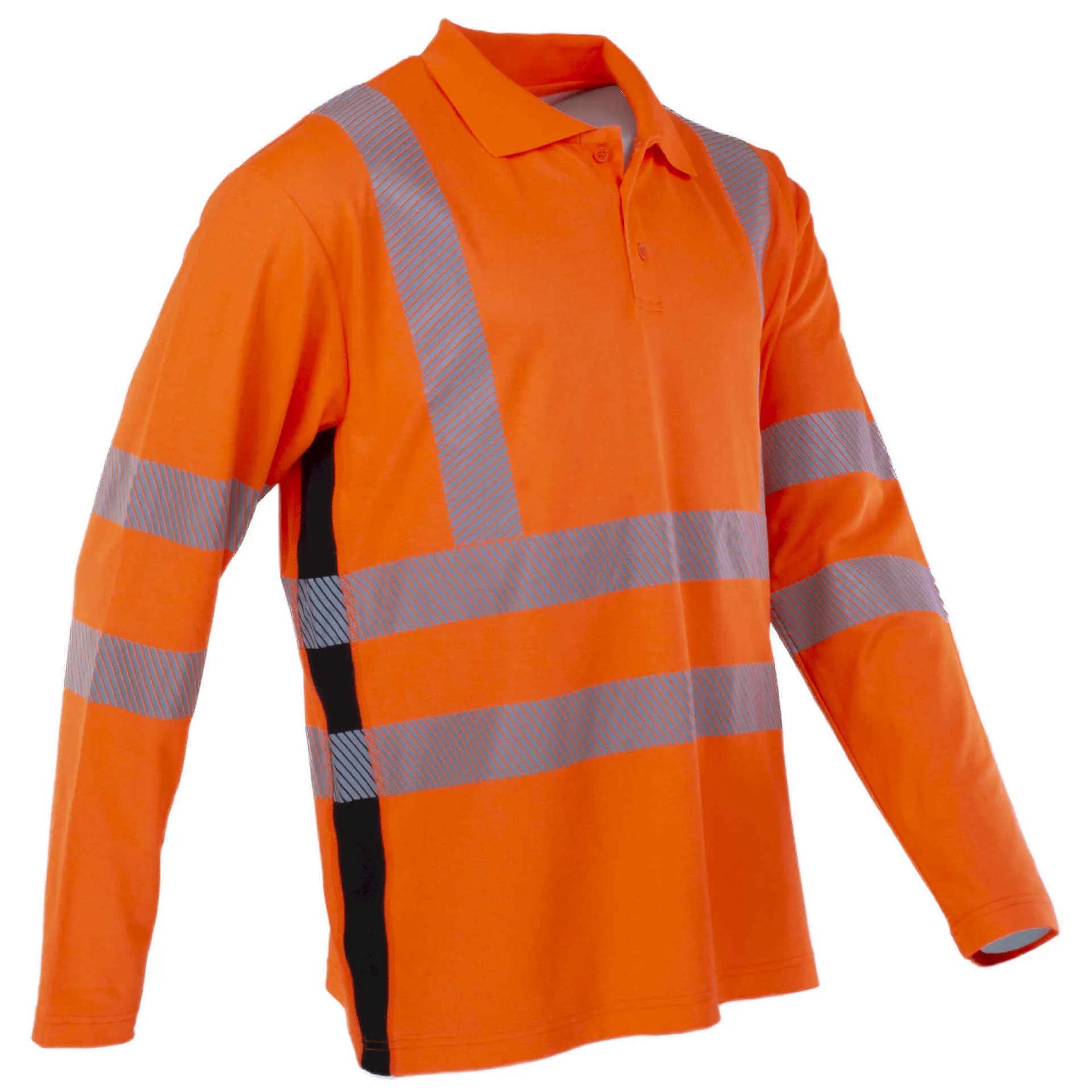 Asatex PREVENT® Premium Warnschutz Langarm-Poloshirt PTW-POLO-L neongelb