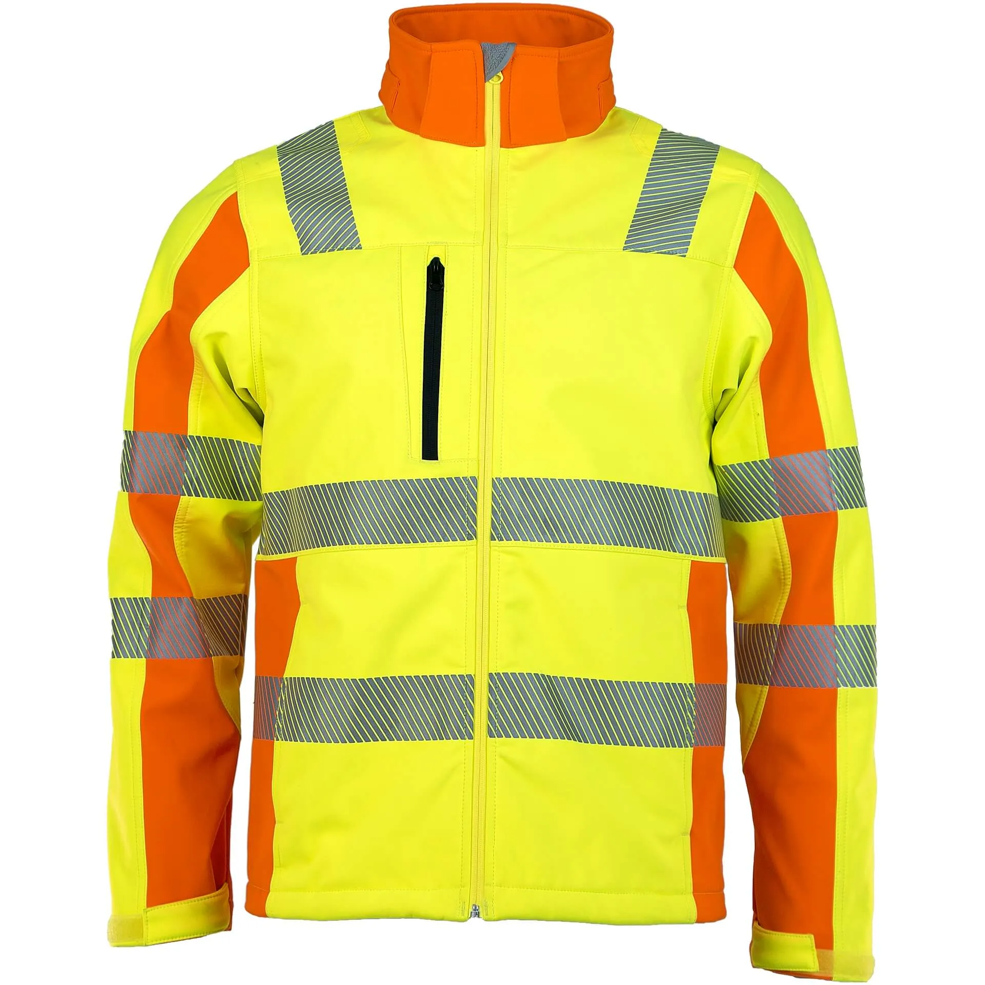 Asatex PREVENT® Trendline Softshelljacke PTW-DS gelb/orange