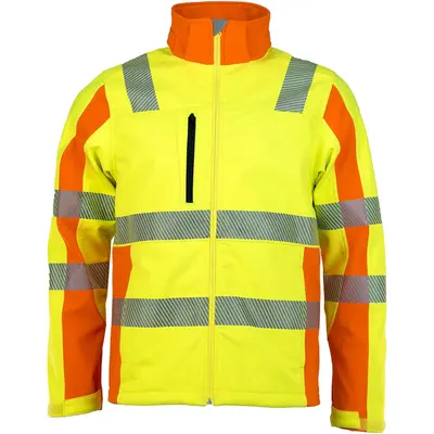 Asatex PREVENT® Trendline Softshelljacke PTW-DS gelb/orange