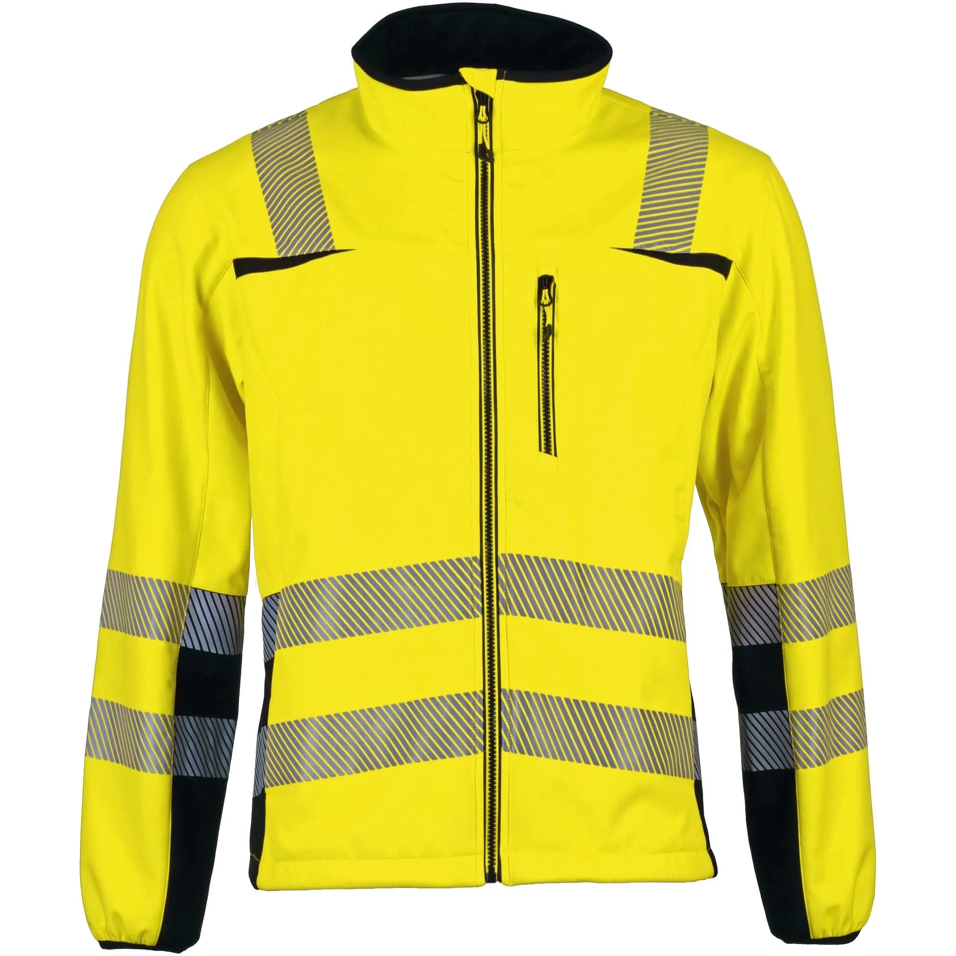Asatex PREVENT® Trendline Softshelljacke PTW-SN orange/schwarz