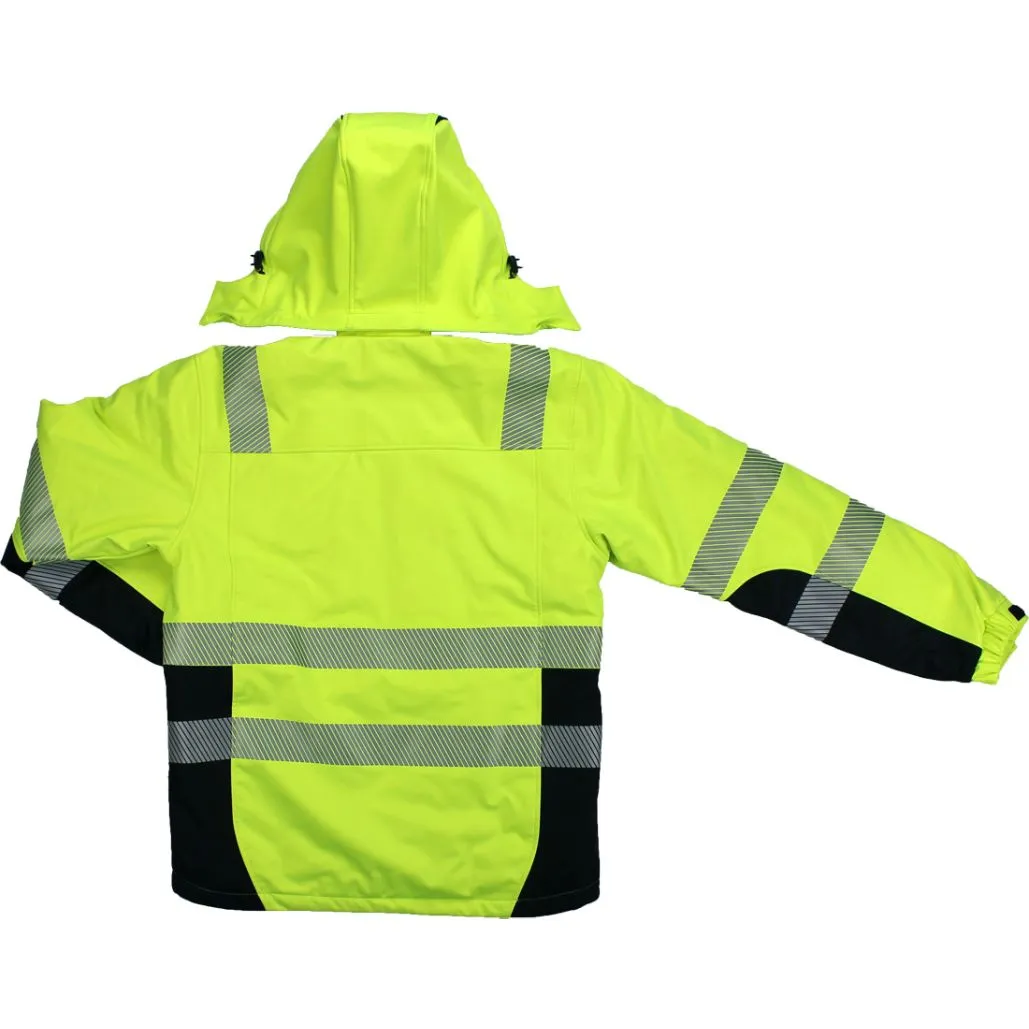 Asatex PREVENT® Trendline Warnschutz-Softshelljacke PTW-SP orange/schwarz