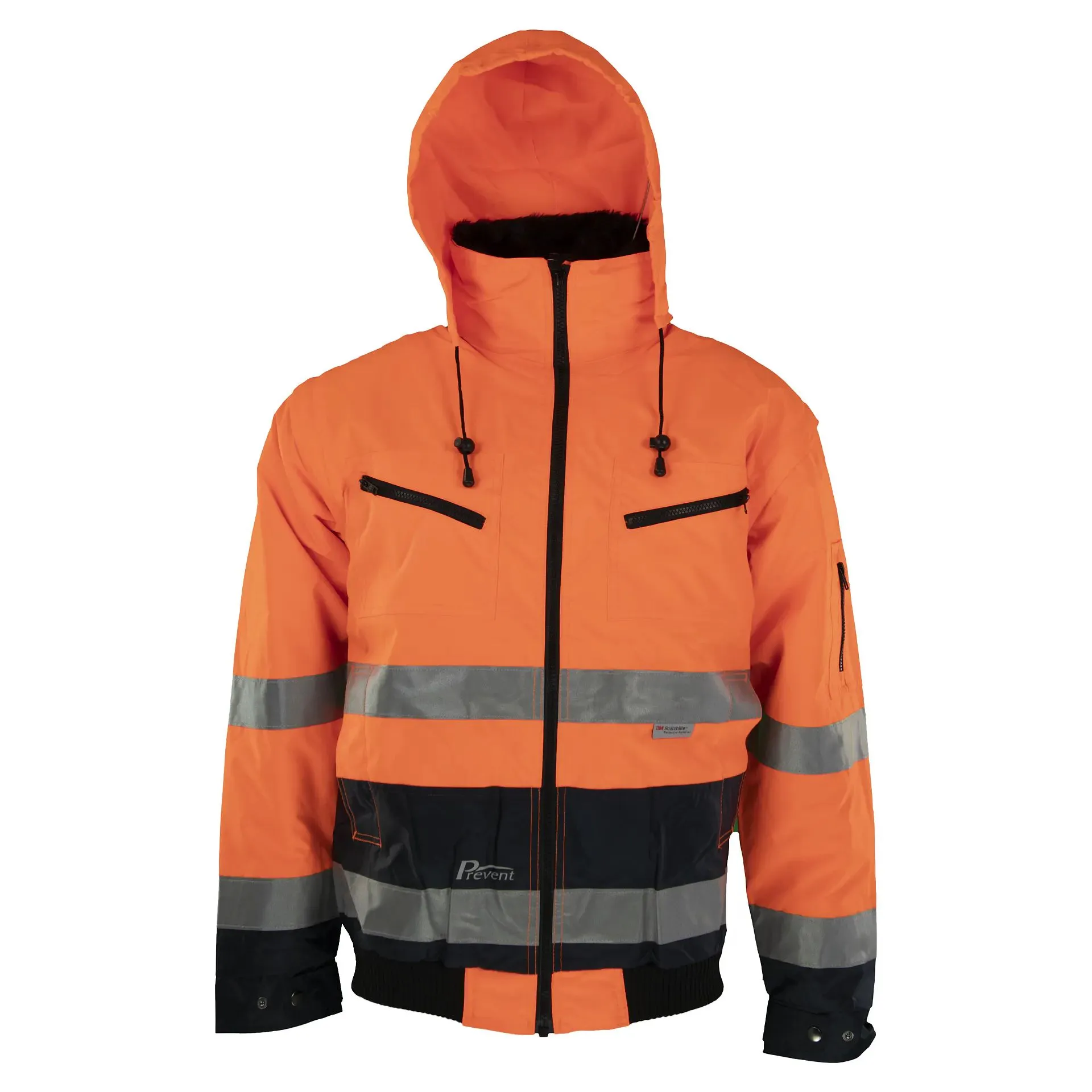 Asatex PREVENT® Warnschutz-Pilotenjacke 174ZO orange/blau