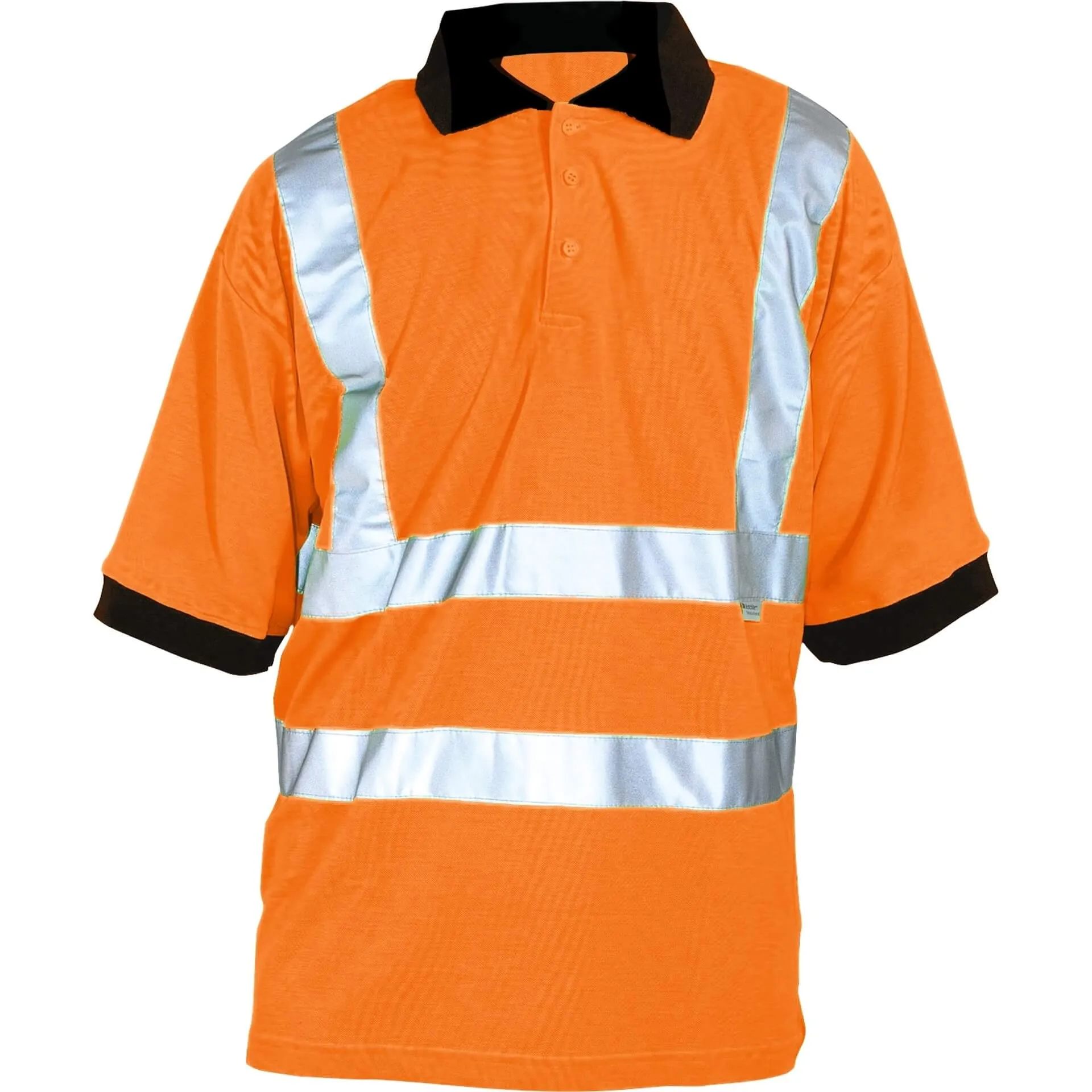 Asatex PREVENT® Warnschutz-Polo-Shirt WPSO leuchtorange