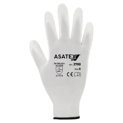 Asatex PU-Handschuh 3700 weiß