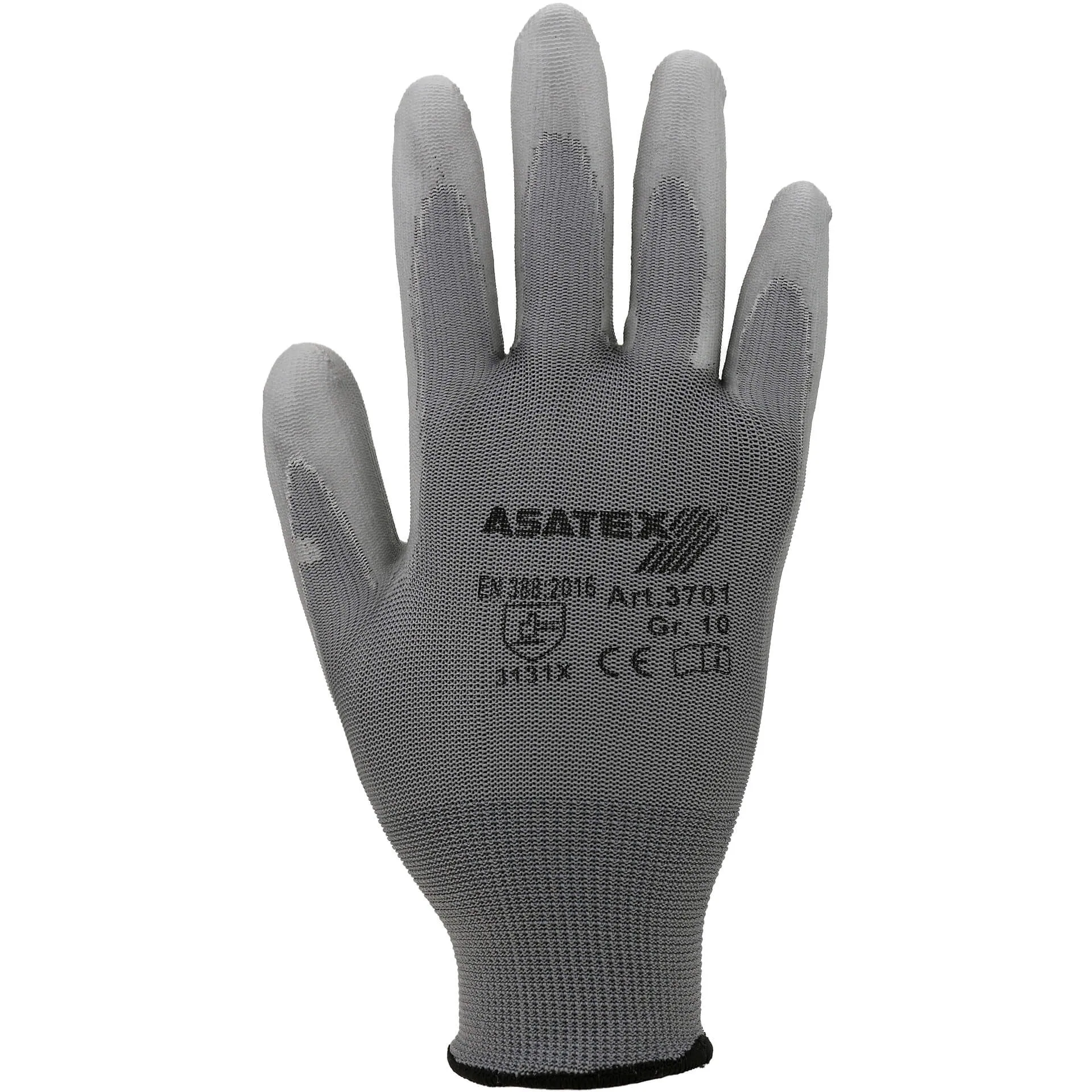 Asatex PU-Handschuh 3701 grau