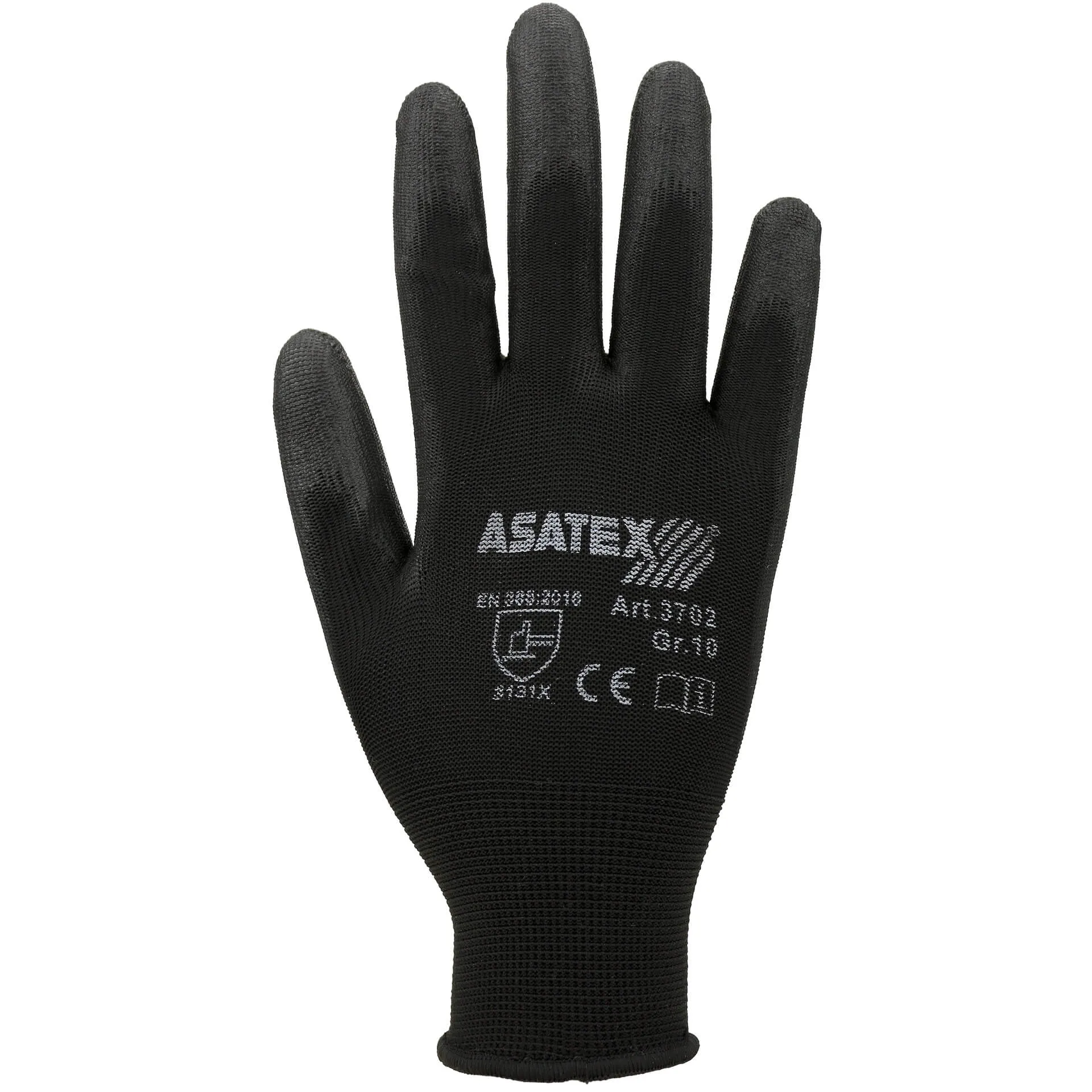 Asatex PU-Handschuh 3702 schwarz