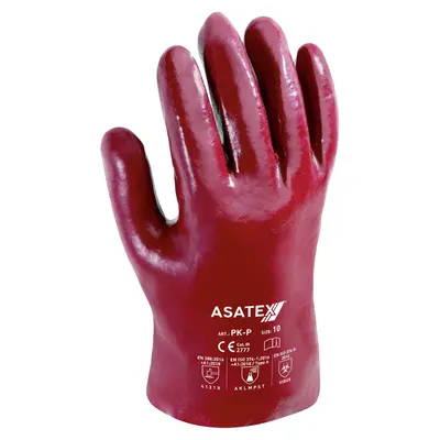 Asatex PVC-Handschuh PK-P rot
