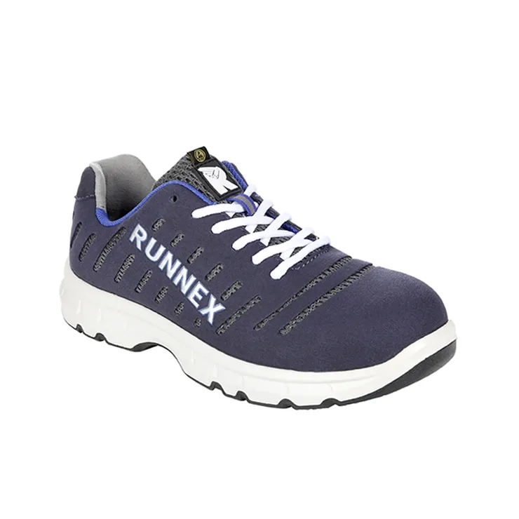 RUNNEX S1PS-ESD-Sicherheitshalbschuhe FlexStar Blau/Weiß/Grau (5173)