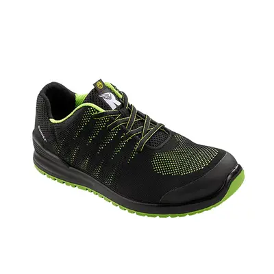 RUNNEX S1PS-ESD-Sicherheitshalbschuhe SportStar Schwarz/Grün (5107)