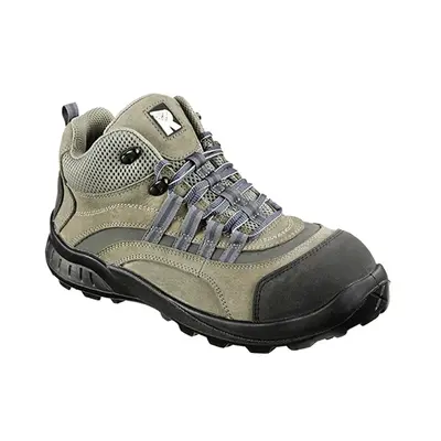 RUNNEX S2-Sicherheitsschnürstiefel TeamStar Schwarz/Beige/Blau (5201)
