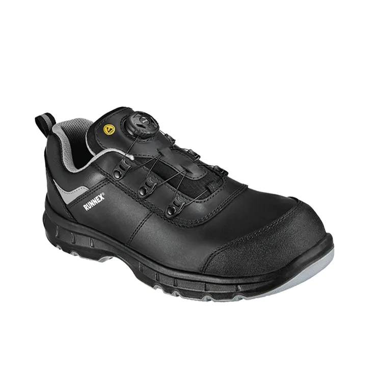RUNNEX S3S-ESD-Sicherheitshalbschuhe atop FlexStar Schwarz/Grau (5390)