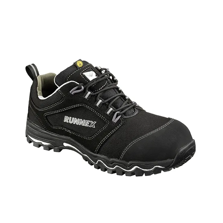 RUNNEX S3S-ESD-Sicherheitshalbschuhe LightStar Schwarz/Weiß/Grau (5322)