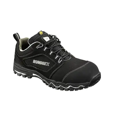 RUNNEX S3S-ESD-Sicherheitshalbschuhe LightStar Schwarz/Weiß/Grau (5322)