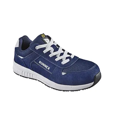 RUNNEX S3S-ESD-Sicherheitshalbschuhe SportStar Blau/Weiß (5349)