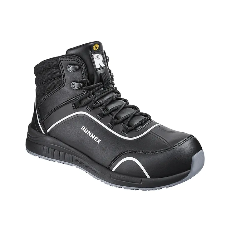 RUNNEX S3S-ESD-Sicherheitsschnürstiefel SportStar Schwarz (5340)