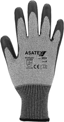 Asatex Schnittschutzhandschuh 3721 grau