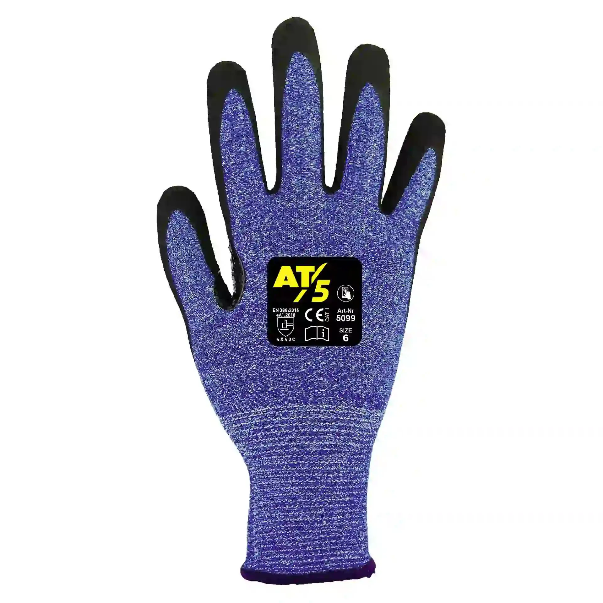 Asatex Schnittschutzhandschuh 5099 blau