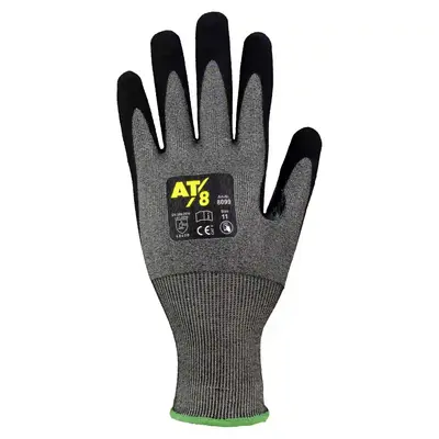 Asatex Schnittschutzhandschuh 8099 grau/schwarz
