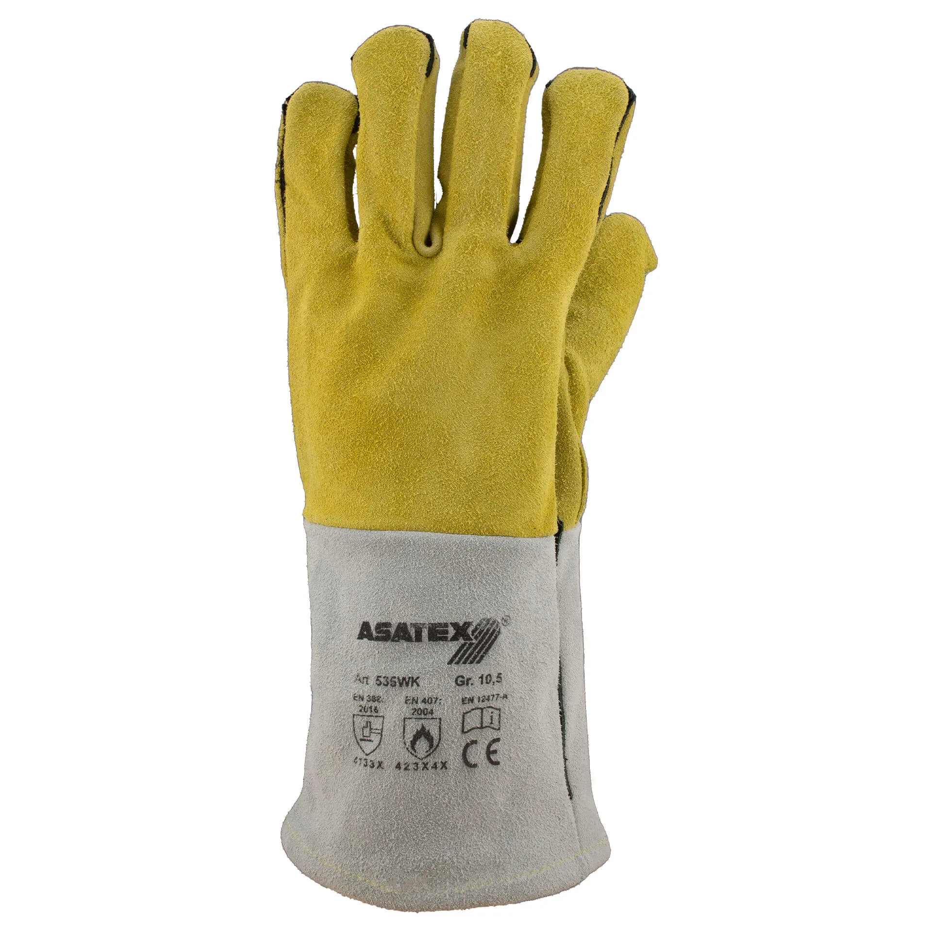 Asatex Schweißerhandschuh 535WK gelb