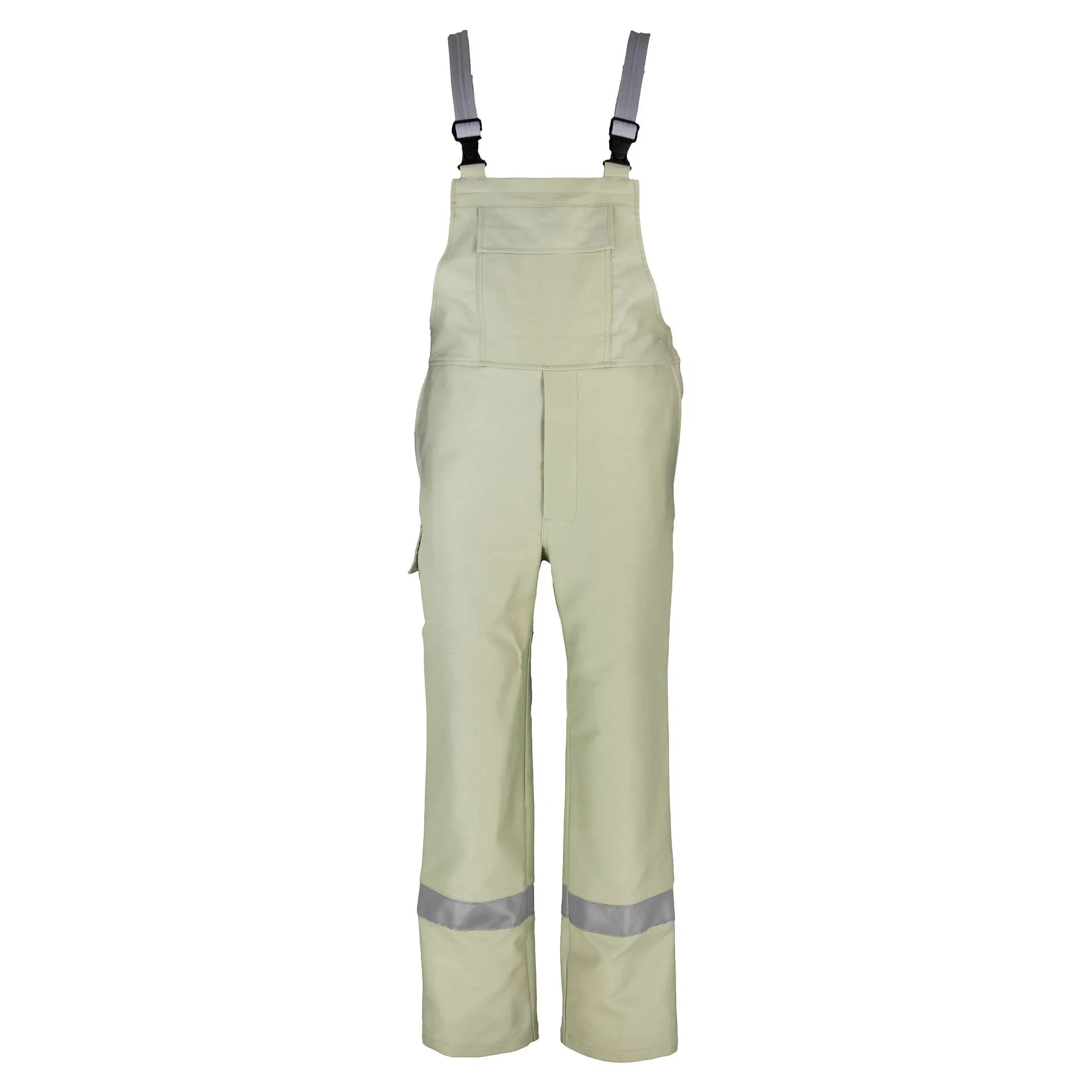 Asatex Schweißerschutz-Latzhose SECLH11 kieselgrau - sand