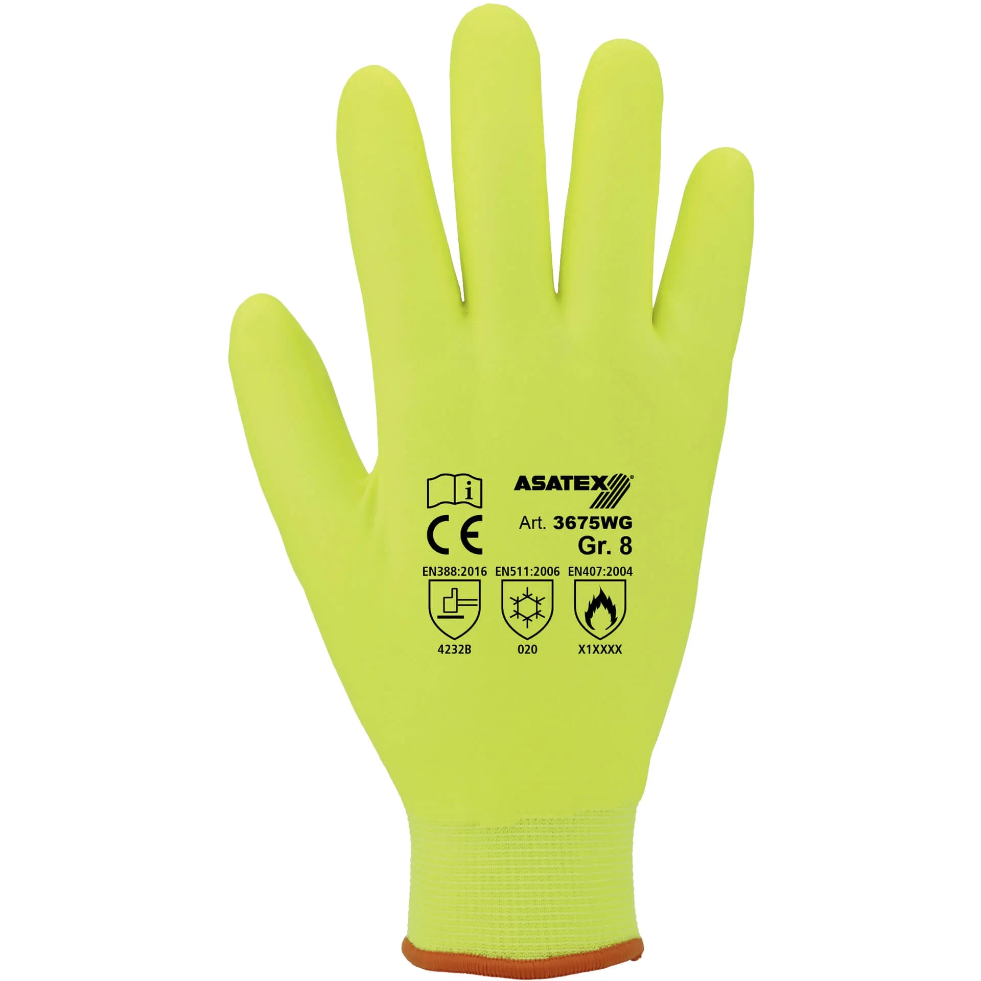 Asatex Strick-Winter-Handschuh 3675WG gelb