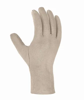 teXXor Baumwolljersey-Handschuhe MITTELSCHWER Rohweiß (1580)