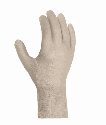 teXXor Baumwolljersey-Handschuhe MITTELSCHWER Rohweiß (1590)