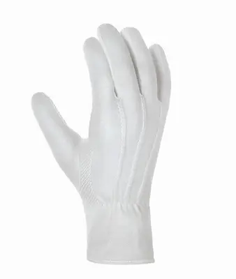 teXXor Baumwolltrikot-Handschuhe MITTELSCHWER Weiß gebleicht (1895)