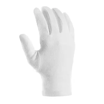 teXXor Baumwolltrikot-Handschuhe MITTELSCHWER mit Schichtel Weiß gebleicht (1561)