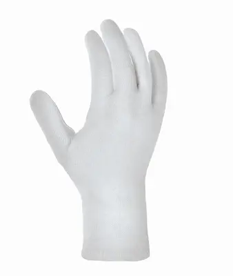 teXXor Baumwolltrikot-Handschuhe MITTELSCHWER ohne Schichtel Weiß gebleicht (1540)
