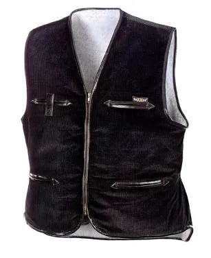 teXXor Breitcordweste VEGA Schwarz (4200)