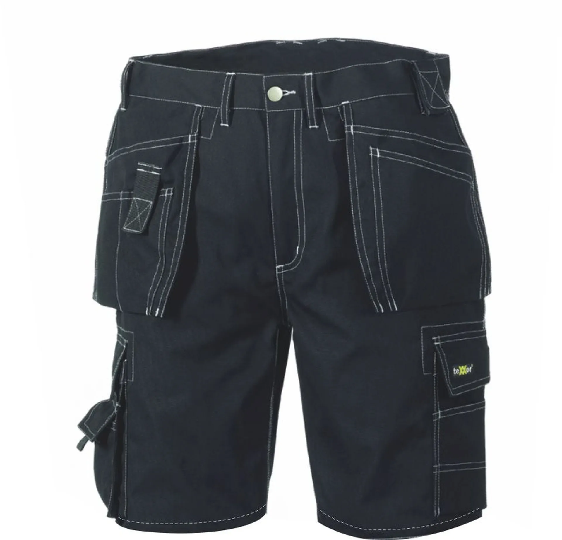 teXXor Canvas (270 g/m²) Arbeits-Shorts BERMUDA Schwarz (4341)