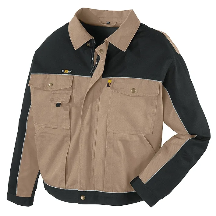 teXXor Canvas (320 g/m²) Bundjacke RIO Khaki/Schwarz (8310)