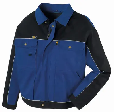 teXXor Canvas (320 g/m²) Bundjacke RIO Kornblau/Schwarz (8312)