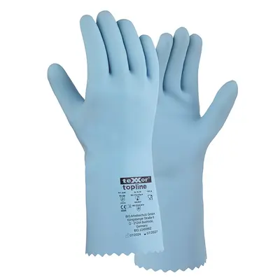 teXXor Chemikalienschutz-Handschuhe NATURLATEX Hellblau (2240)