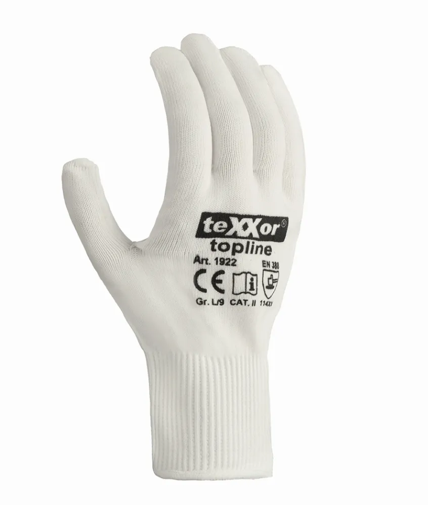 teXXor Feinstrick-Handschuhe NYLON Weiß (1922)