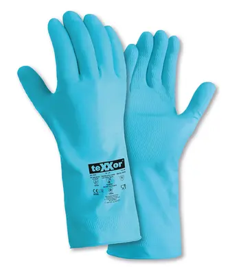 teXXor Haushaltshandschuhe NATURLATEX Blau (2225)