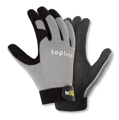 teXXor Kunstleder-Handschuhe FRESNO, SB-Verpackung Grau/Schwarz (2510)