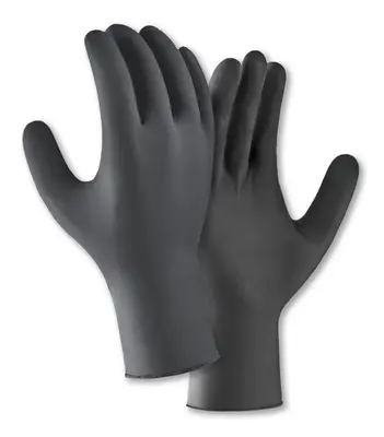 teXXor Nitril-Einweg-Handschuhe schwarz Schwarz (2216)