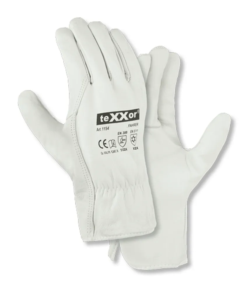 teXXor Rindnappaleder-Winterhandschuhe FAHRER-WINTER Natur (1154)