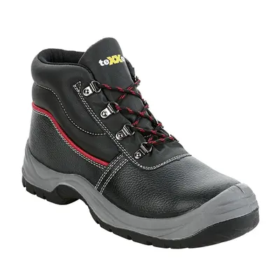 teXXor S3-Sicherheitsschnürstiefel LE MANS Schwarz/Rot (6323)