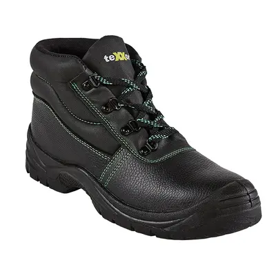 teXXor S3-Sicherheitsschnürstiefel PARIS Schwarz/Grün (6321)