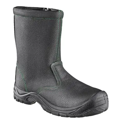 teXXor S3-Winterreißverschlussstiefel ZIPPER Schwarz/Grün (6340)