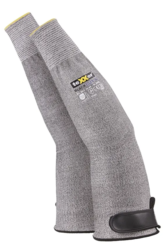 teXXor Schnittschutz-Armstulpe BLACK CUT C Grau-meliert (2613)