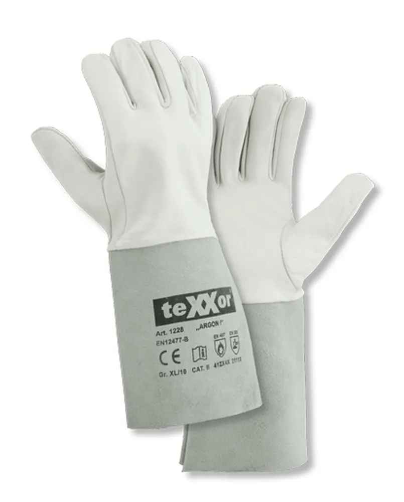 teXXor Schweißerhandschuhe ARGON I Natur (1228)